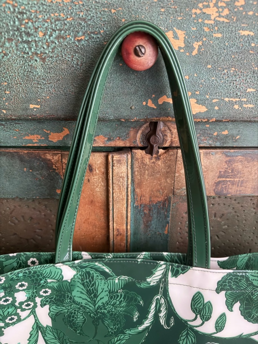 Ted Baker Rolocon Rococo Icon Tote in Green Turquoise - Picture 4 of 9